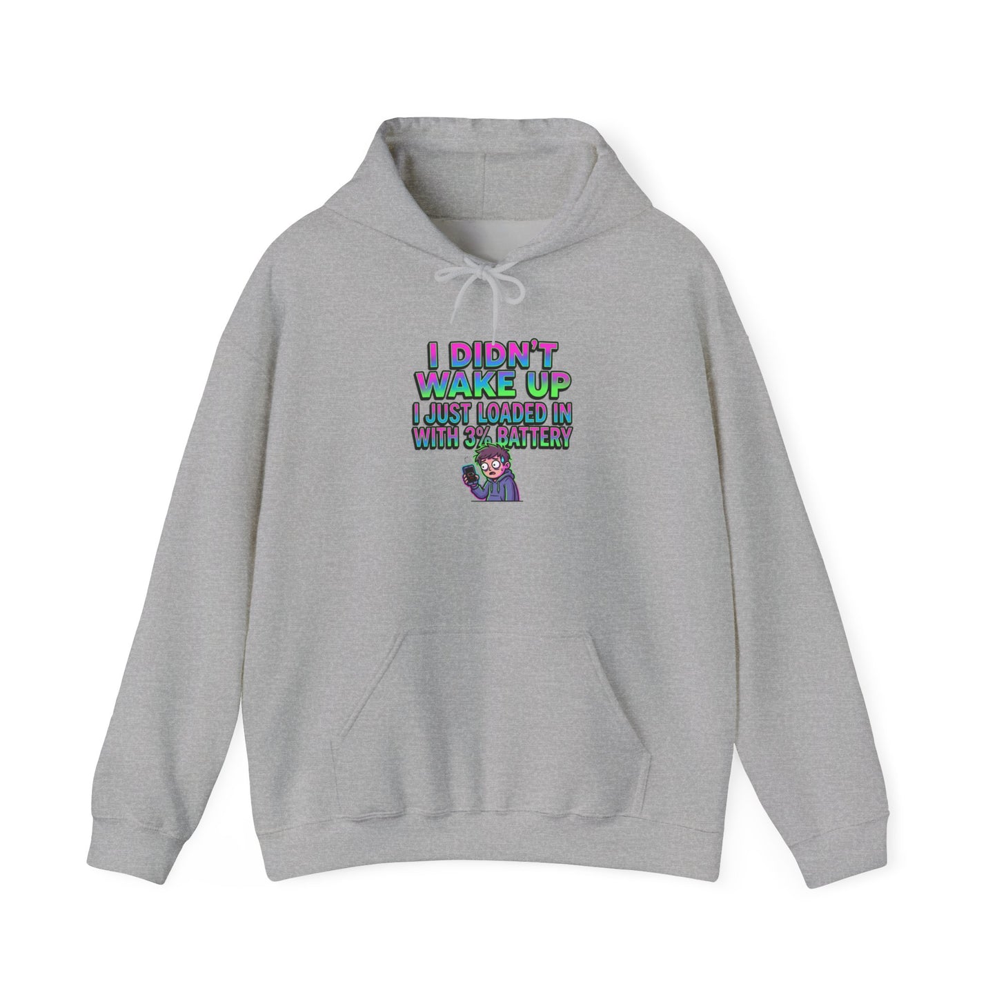 I Didn't Wake Up Hoodie | meme-core, cringe-core brainrot humor