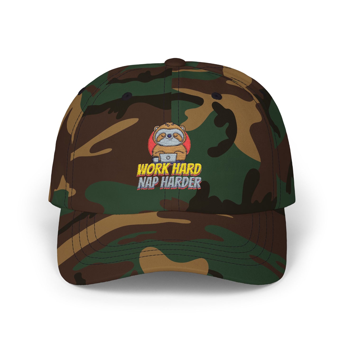 Dad Cap - Work Hard and Harder Design