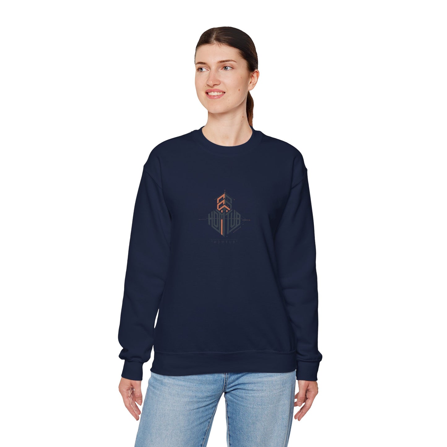 Autistic Pride Minimal Crest Sweatshirt | neurodiversity, autism acceptance