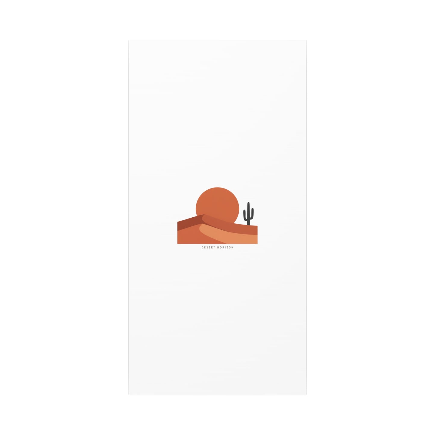Desert Horizon Minimal Mesa Canvas | desert sunset, southwestern art print