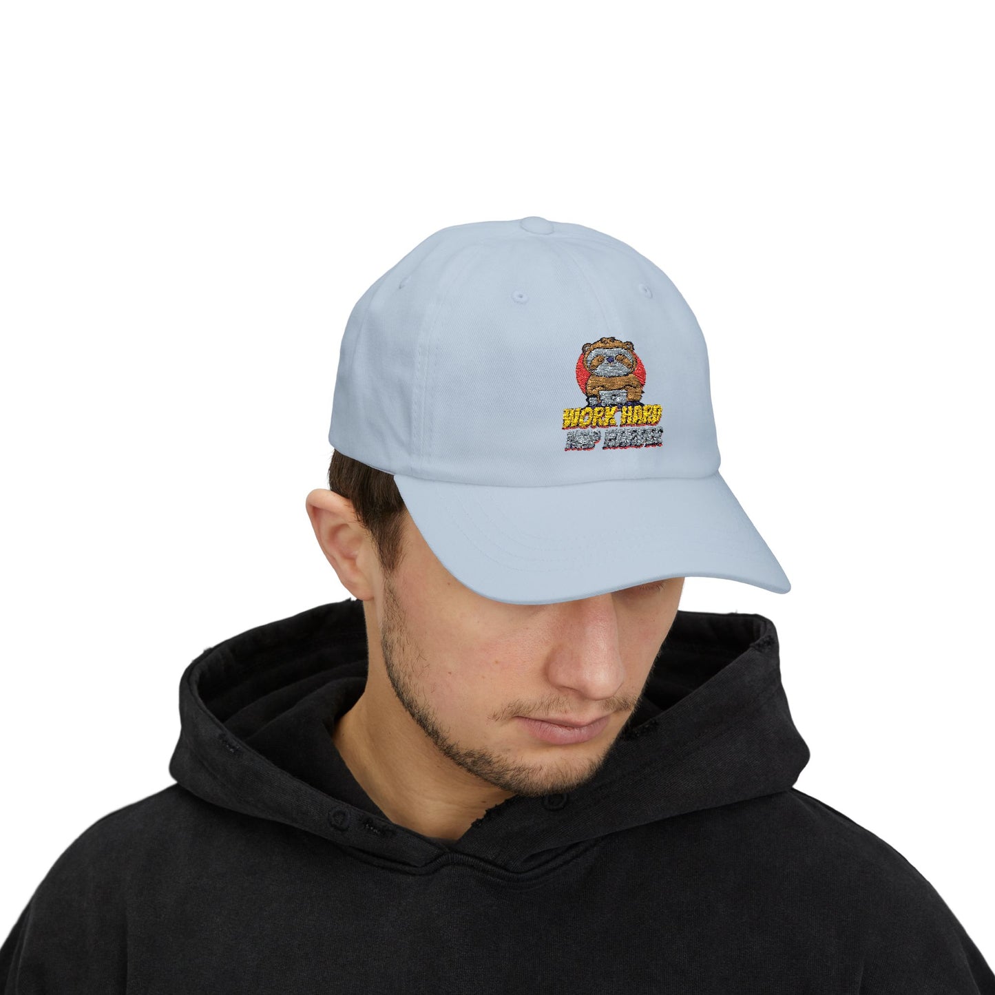 Dad Cap - Work Hard and Harder Design
