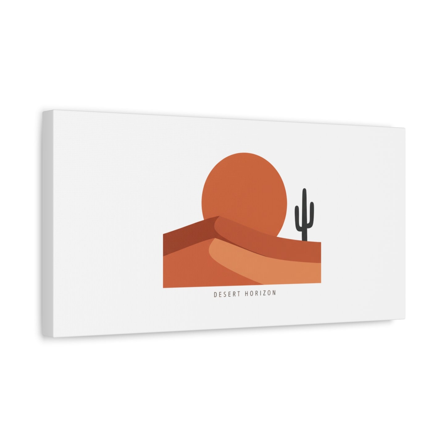 Desert Horizon Minimal Mesa Canvas | desert sunset, southwestern art print