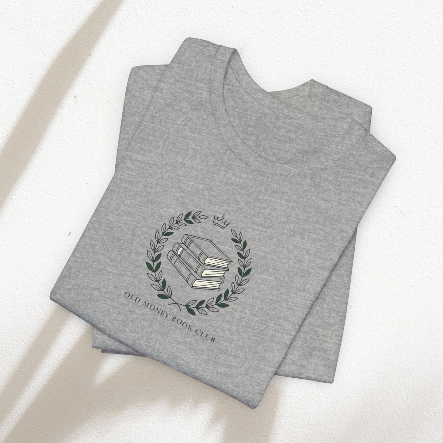Old Money Book Club Tee | quiet luxury, minimalist serif