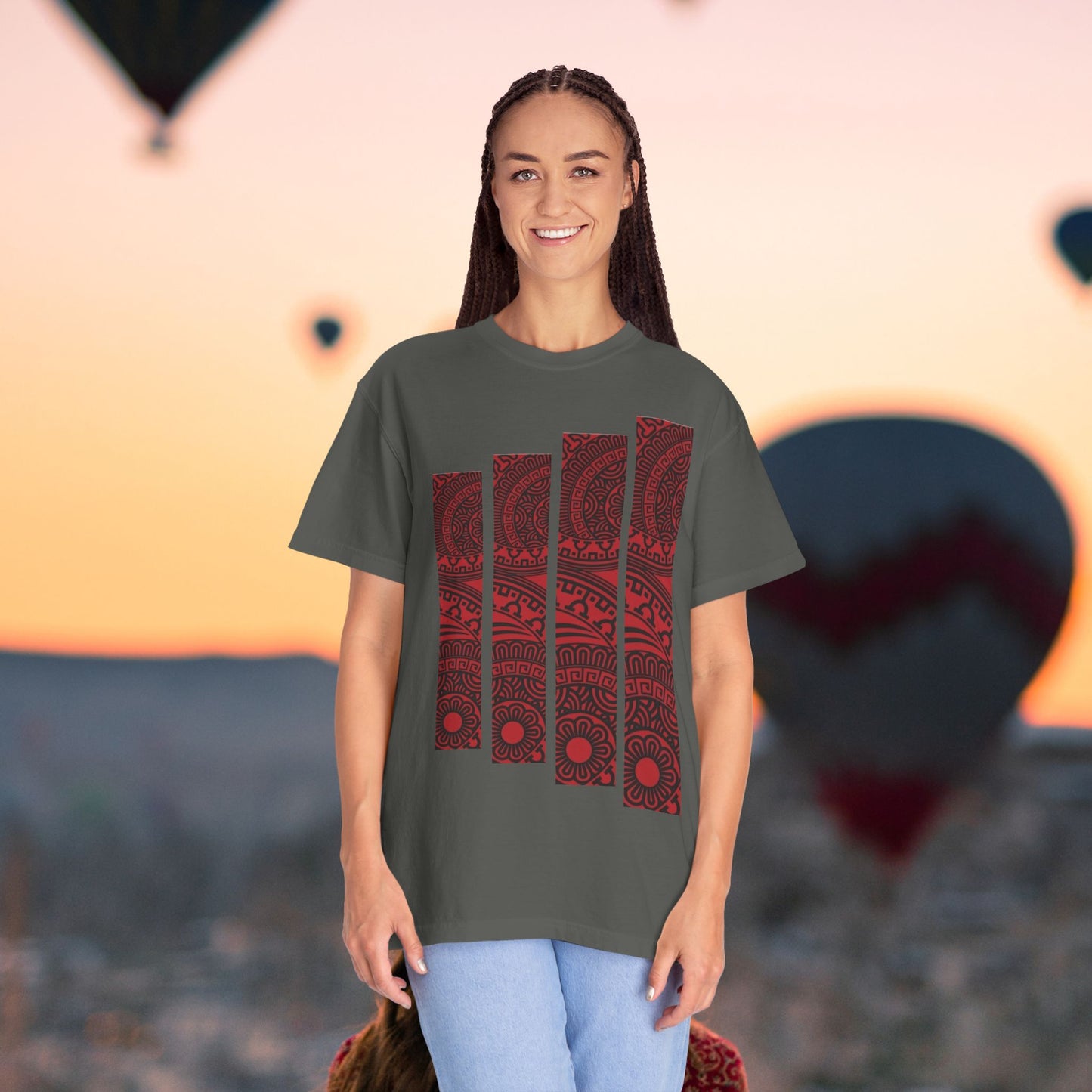 Mandala Geometric T-shirt, Unisex Tee, Boho Shirt, Hippie Clothing, Festival Wear, Sacred Geometry Top