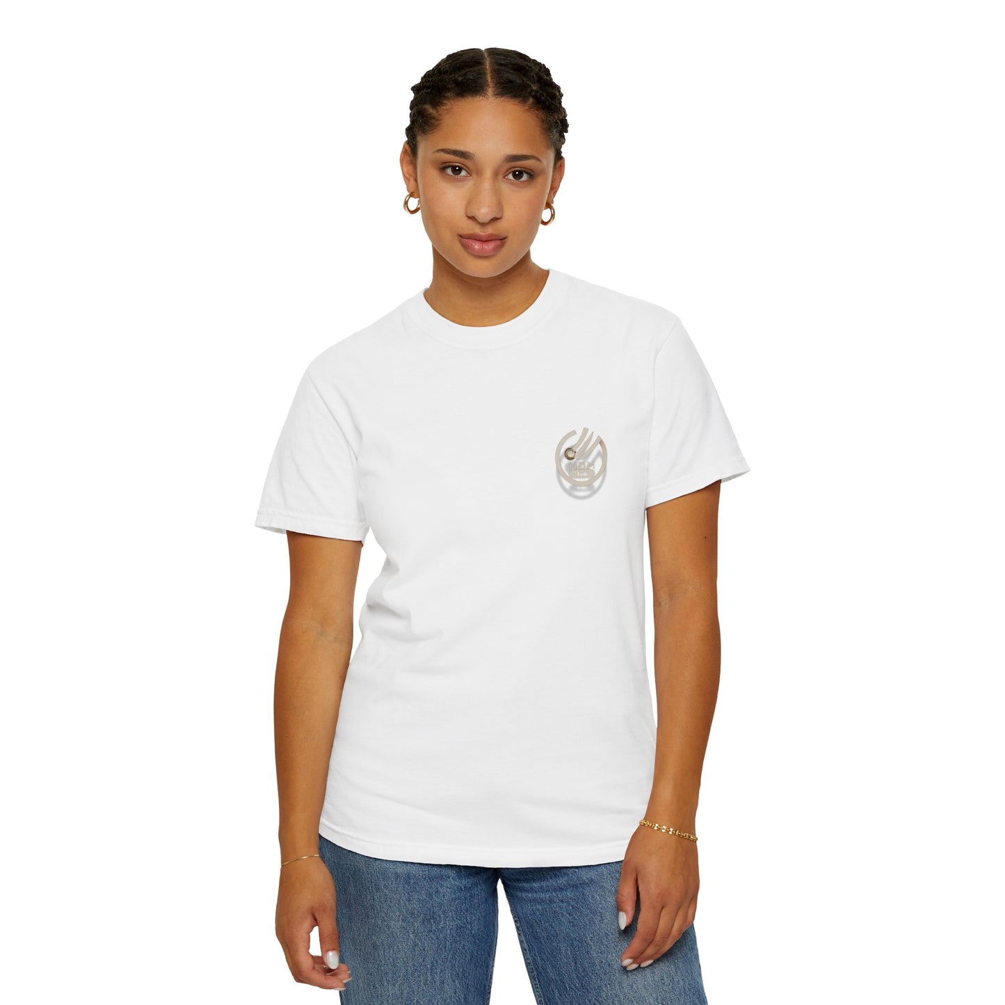 Minimalist 'OK' Hand Logo T-Shirt — Subtle Chest Pocket Graphic