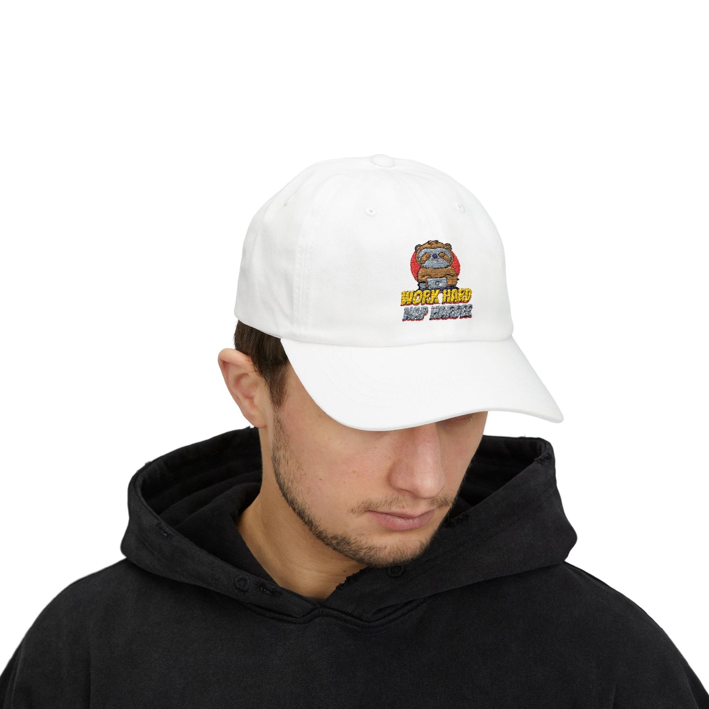 Dad Cap - Work Hard and Harder Design