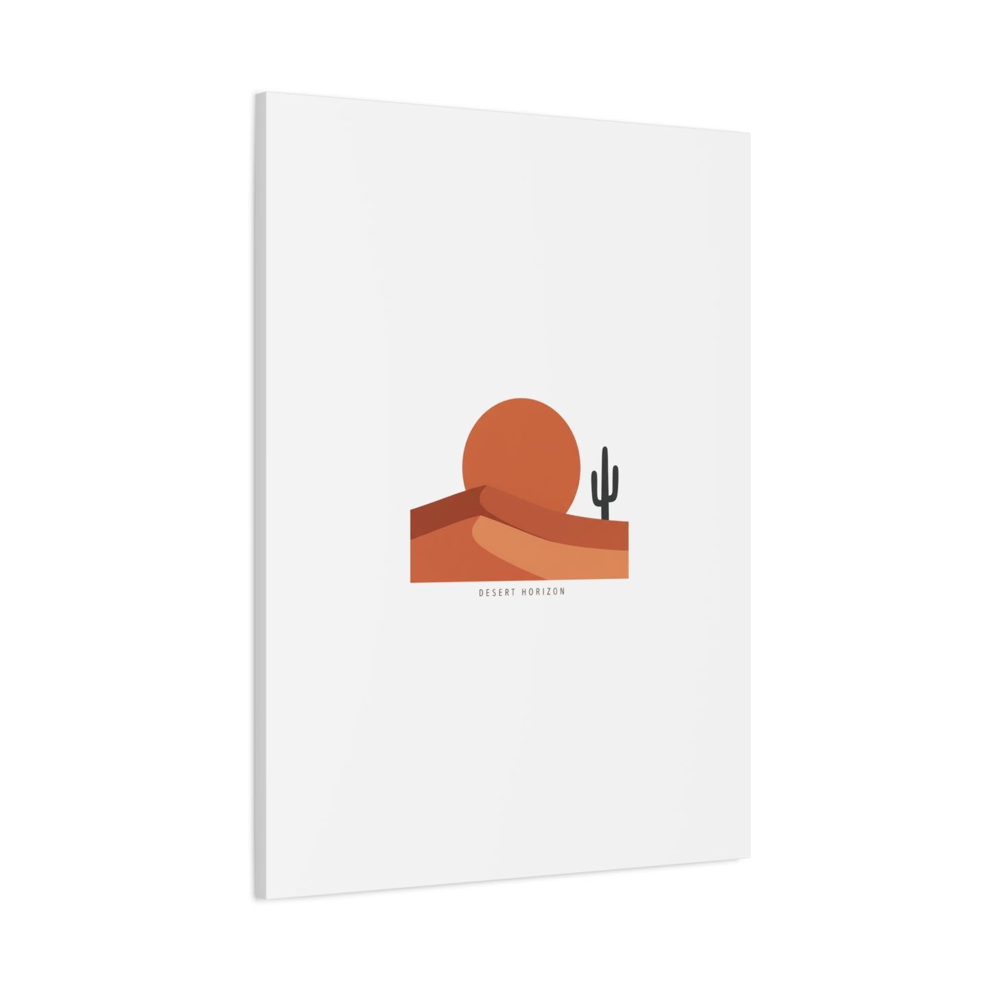 Desert Horizon Minimal Mesa Canvas | desert sunset, southwestern art print