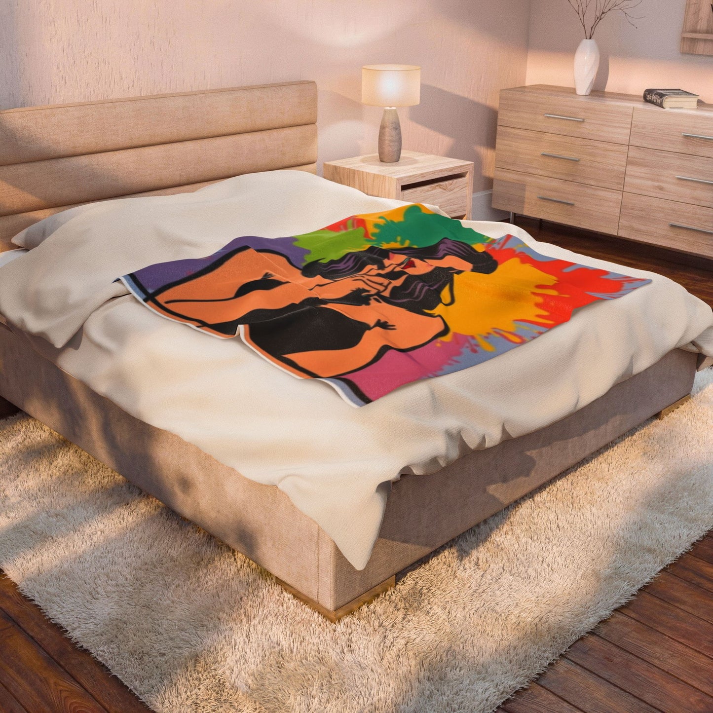 Autistic Pride Throw Blanket, Neurodiversity Acceptance, Sensory-Friendly Plush