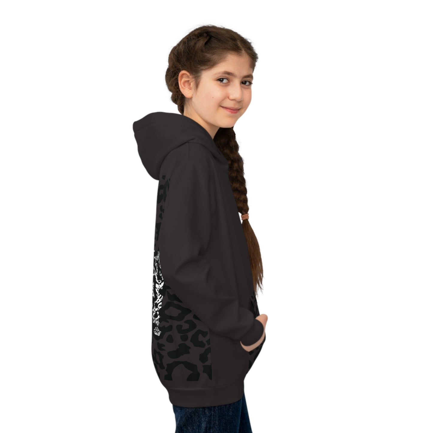 Christmas Season Children's Hoodie, Festive Kids Pullover, Winter Holiday Sweatshirt, Xmas Youth Jumper, Cute Child Apparel