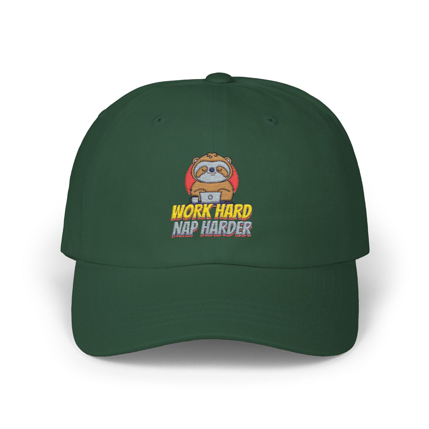 Dad Cap - Work Hard and Harder Design