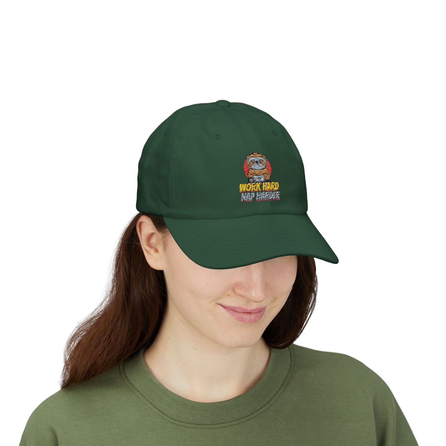 Dad Cap - Work Hard and Harder Design