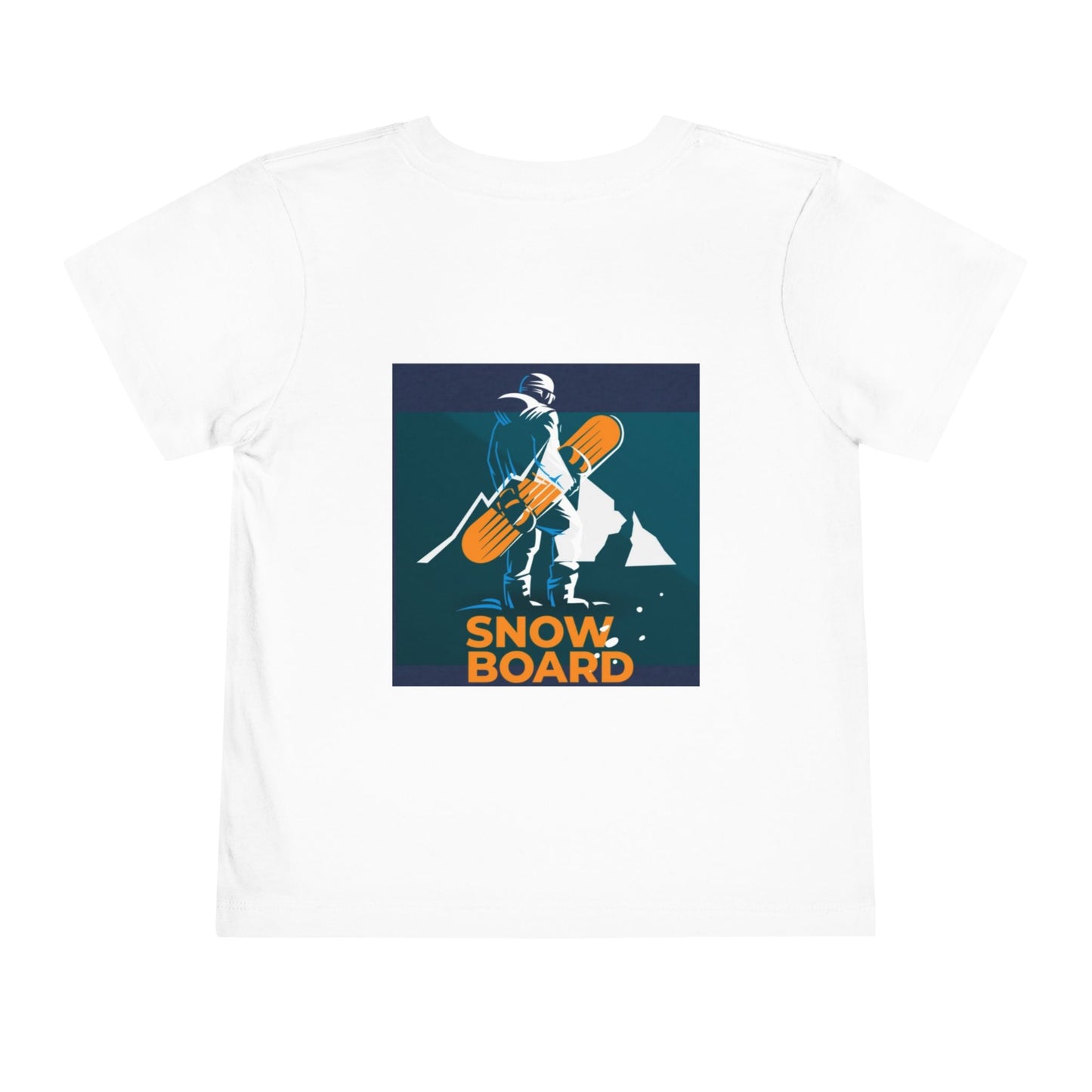 Snowboard Fashion Toddler Tee, Kids Graphic Tshirt, Winter Sports Shirt, Mountain Adventure Clothing, Skiing Theme Top
