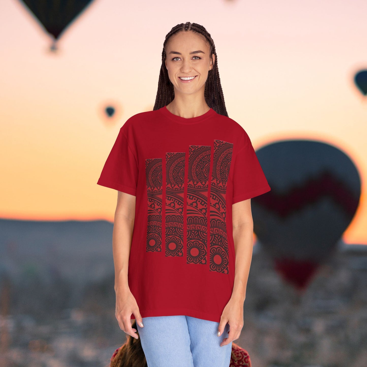 Mandala Geometric T-shirt, Unisex Tee, Boho Shirt, Hippie Clothing, Festival Wear, Sacred Geometry Top