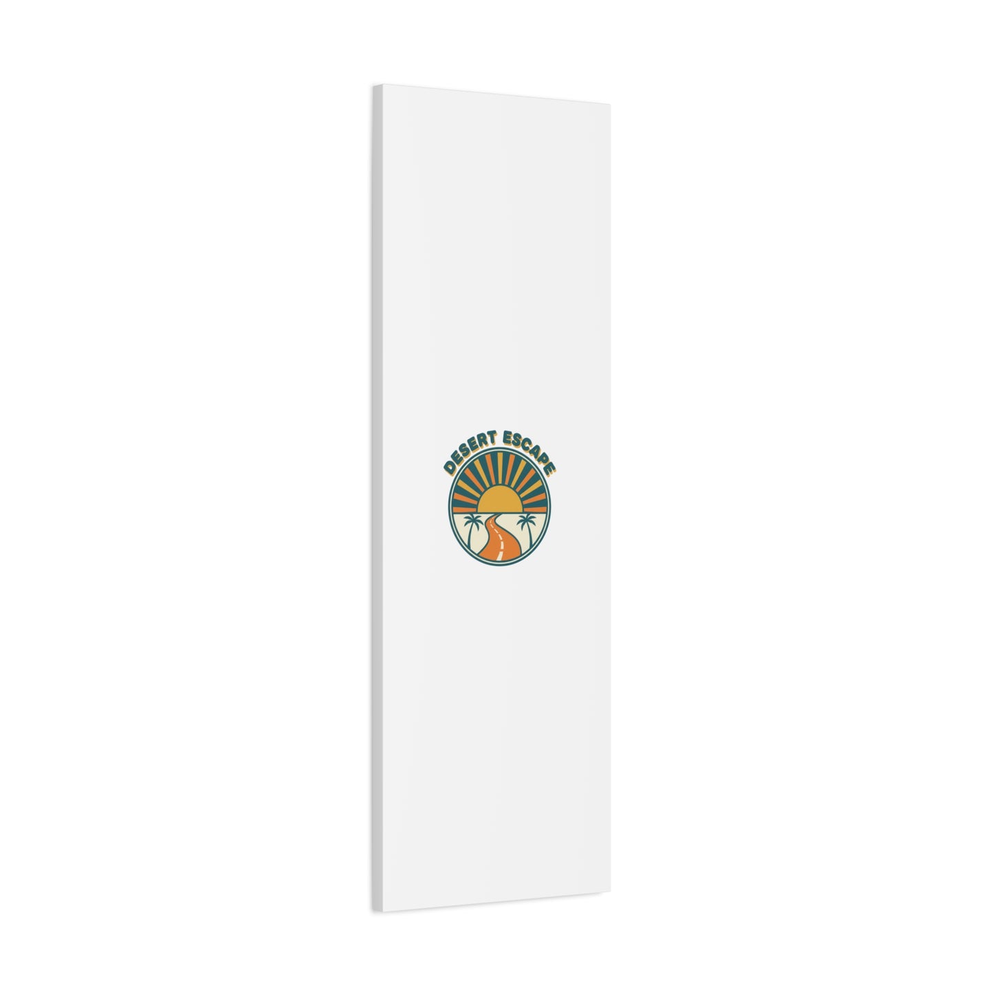 Desert Escape Sunset Canvas | 70s Sunset Retro Palm Poster