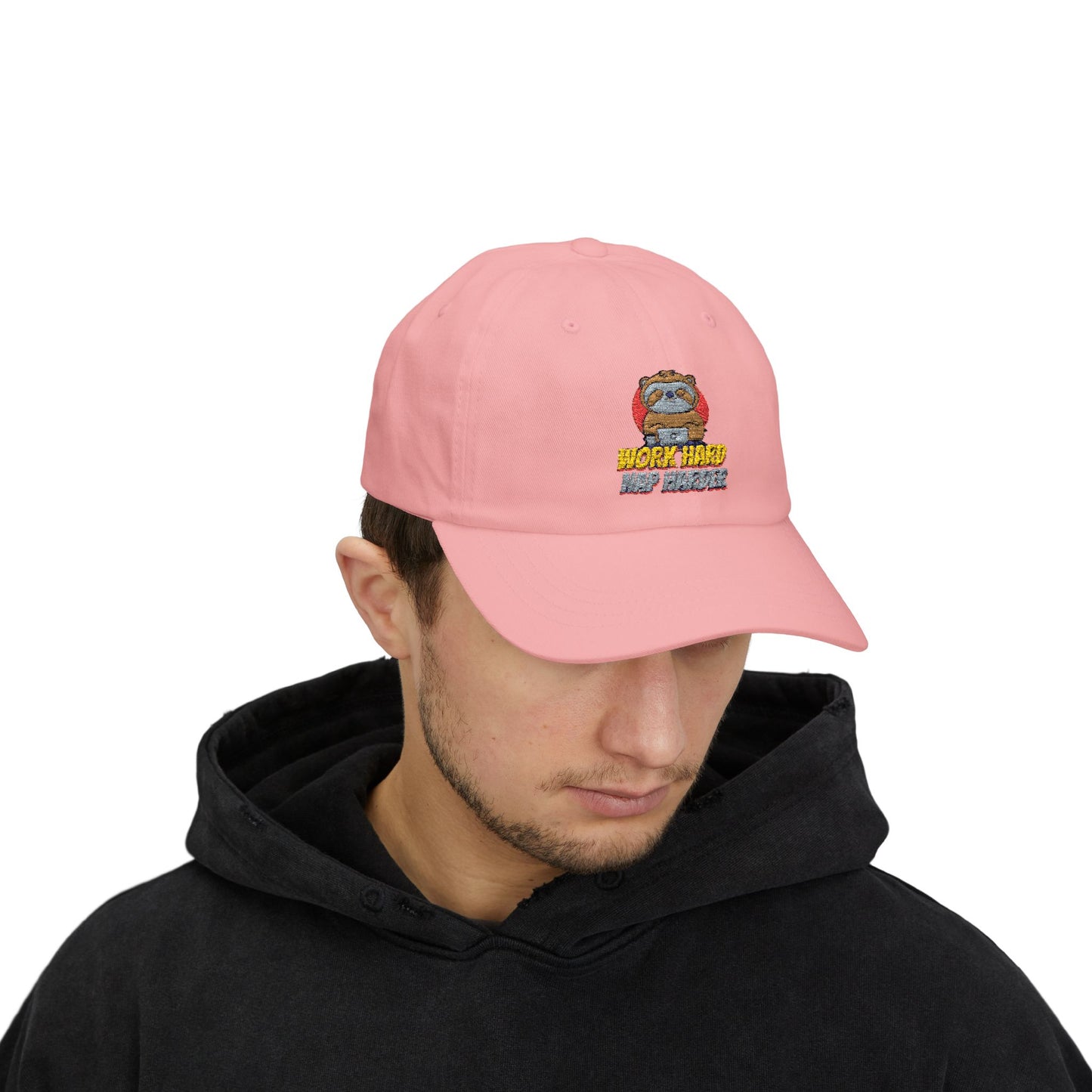 Dad Cap - Work Hard and Harder Design