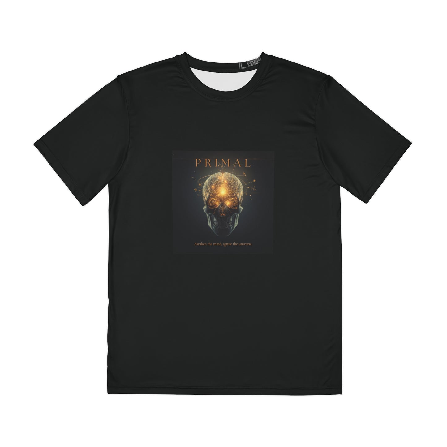 Men's Polyester t-shirt, lightweight summer t-shirt, black t-shirt, tecno t-shirt, cool fun t-shirt, adventures t-shirt