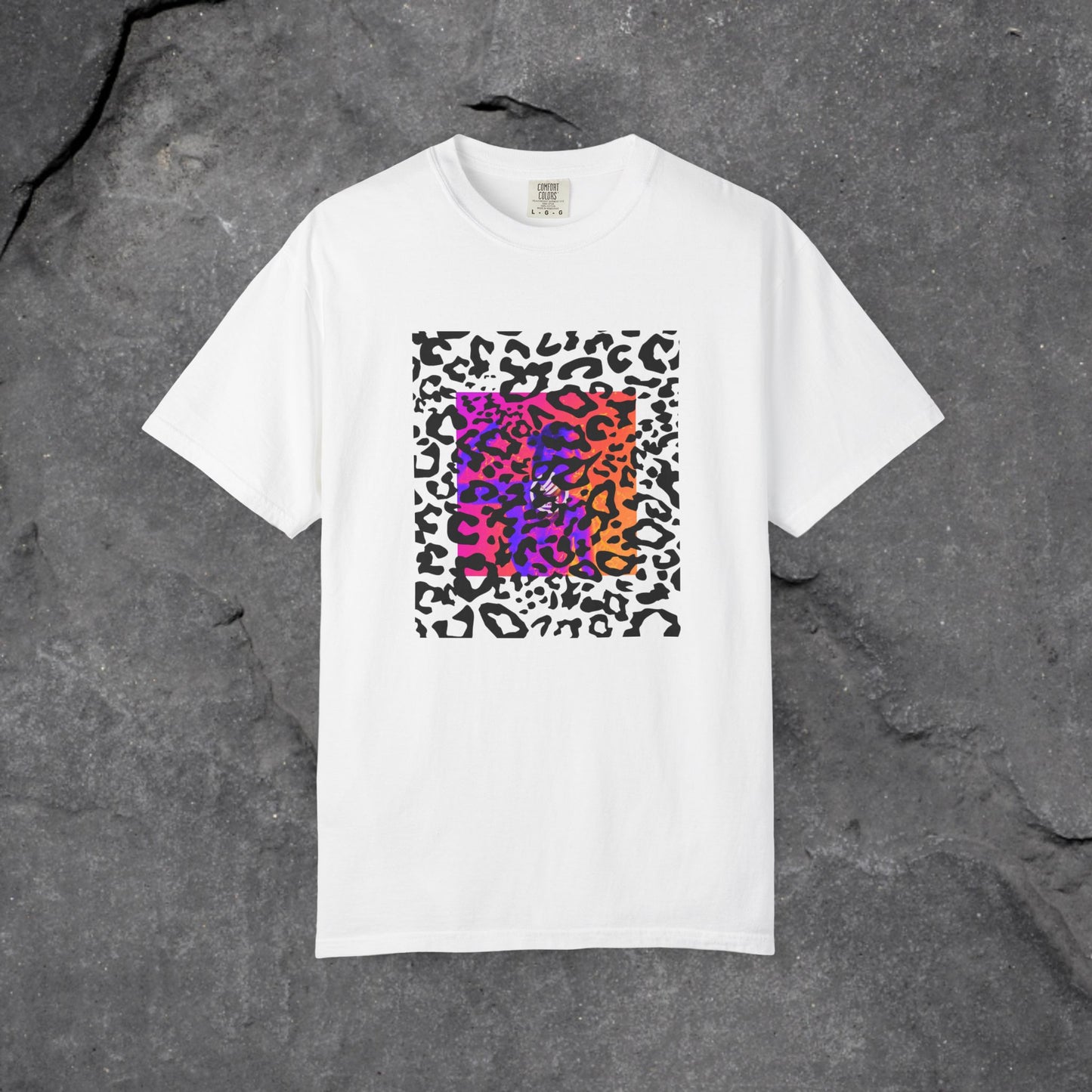 Leopard Gradient Graphic T-Shirt