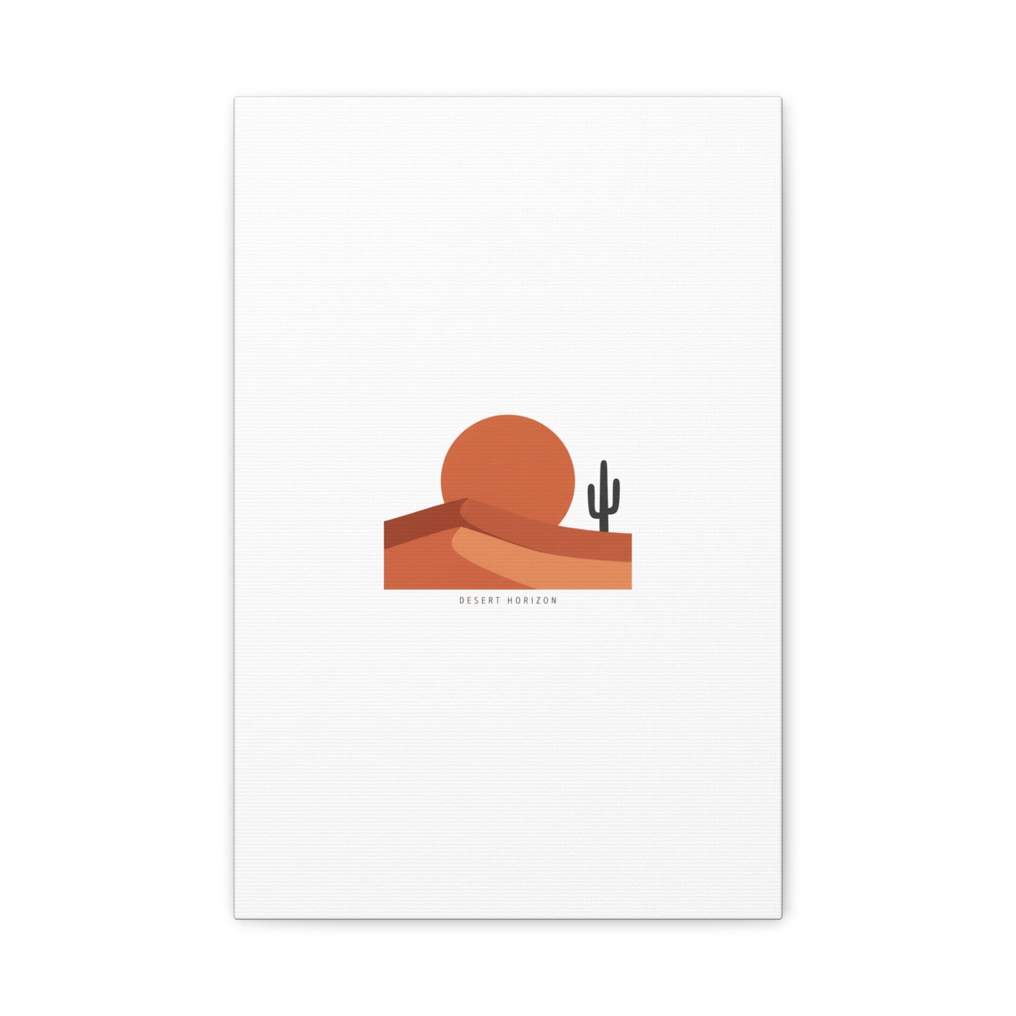 Desert Horizon Minimal Mesa Canvas | desert sunset, southwestern art print